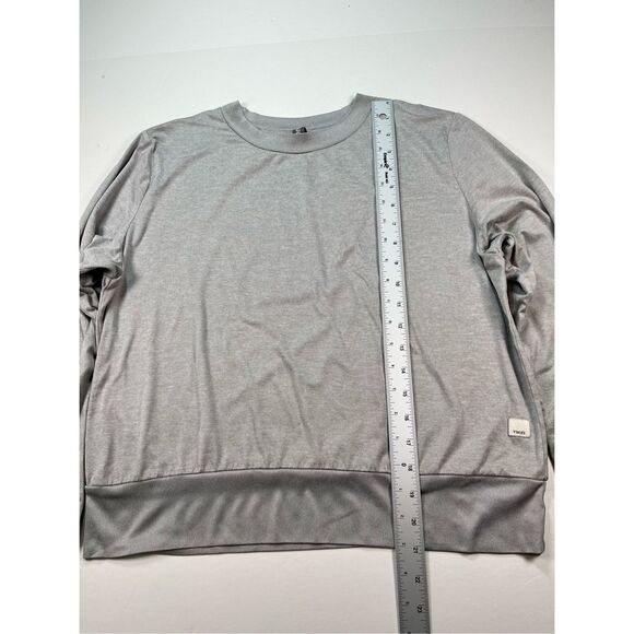Vuori Long Sleeve Halo Crew Dream Knit Pale Grey Heather Size Large Long Sleeve - Picture 7 of 10